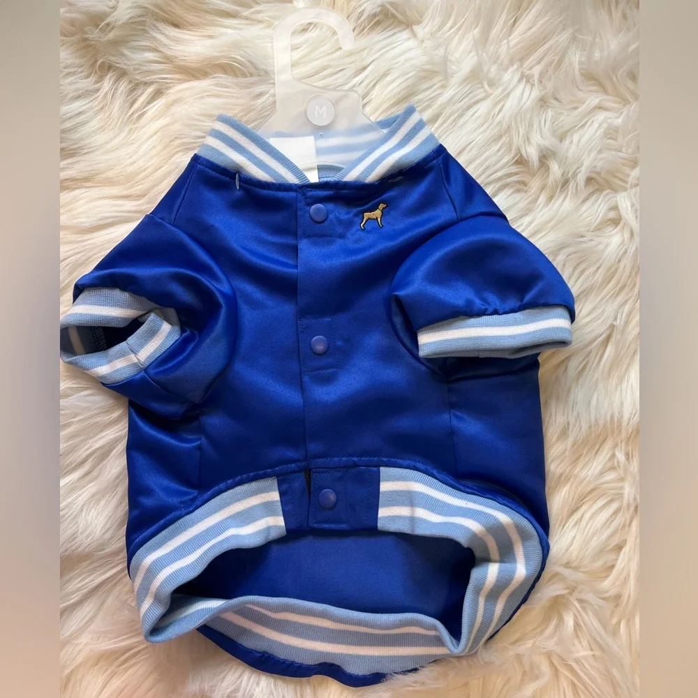 NWT Top Dawg Bomber Jacket with leash hole for dogs size M